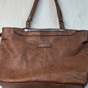ROSETTI Embossed, double shoulder strap bag